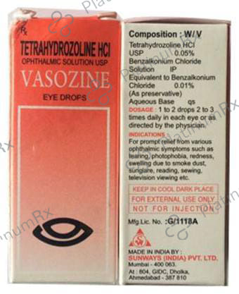 Vasozine 0.05% Eye Drop