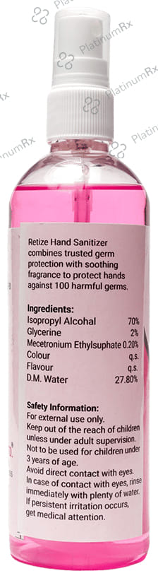 Retize Hand Sanitizer 200 ml