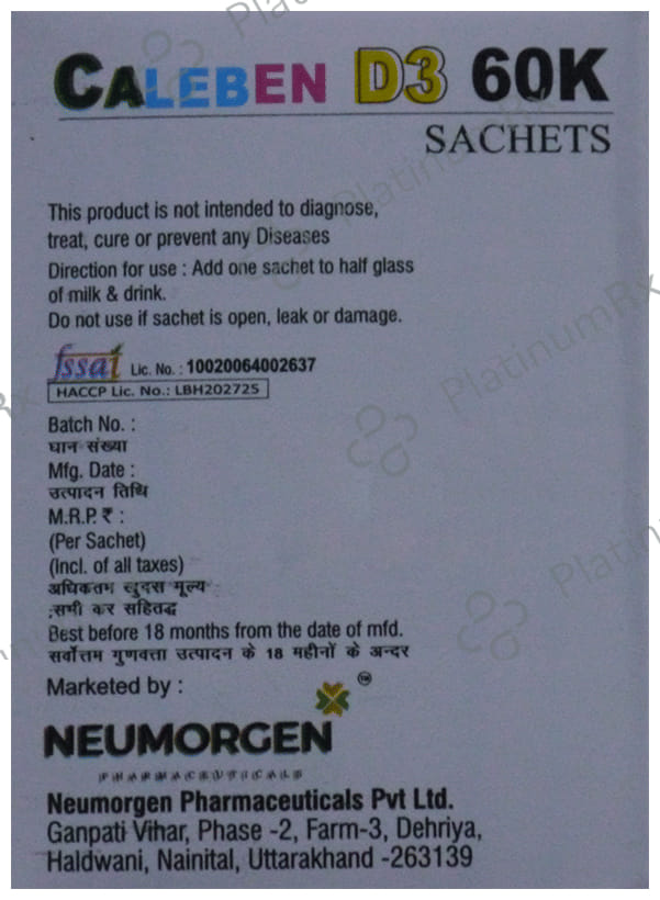 Caleben D3 60000IU Sachet 1gm