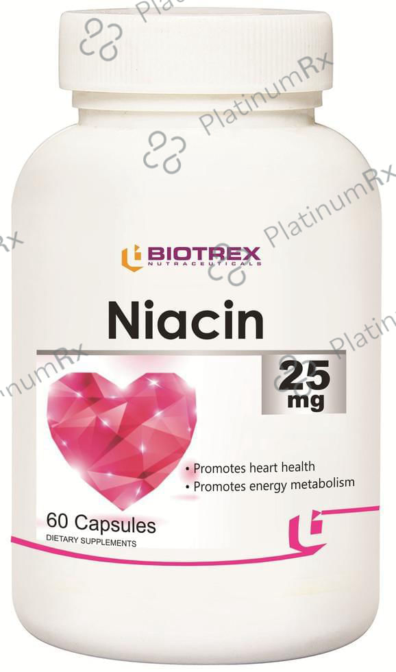 Biotrex Niacin 25mg Capsule
