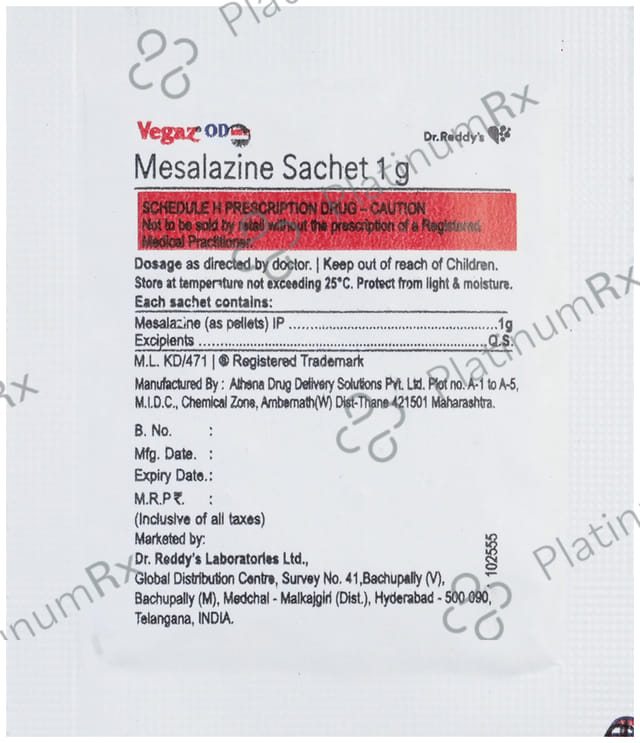 Vegaz OD 1mg Sachet 1.66gm