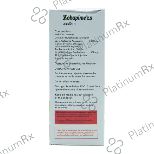 Zobapime 2000mg/500mg Injection
