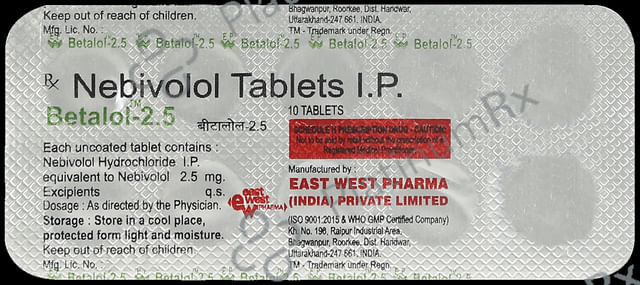 Betalol 2.5mg Tablet