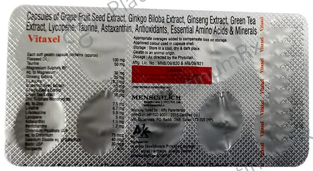 Vitaxel Soft Gelatin Capsule