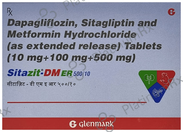 Sitazit DM 500mg Tablet ER 10s