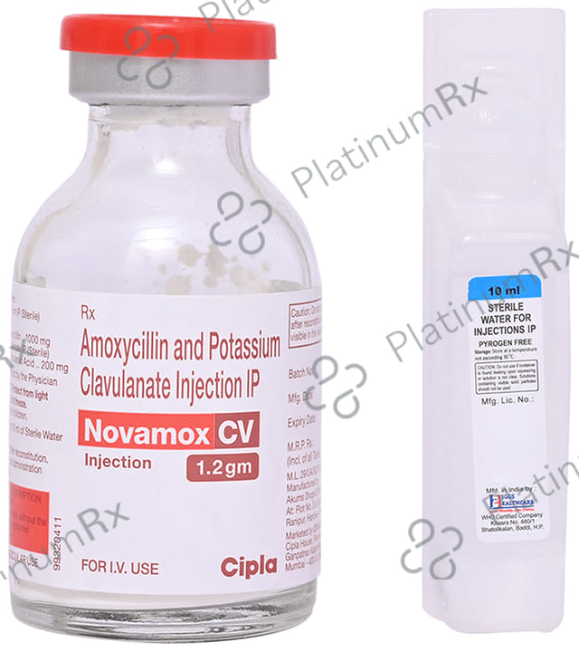 Novamox CV 1.2gm Injection 20ml
