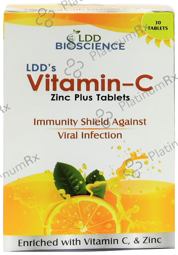 LDD Bioscience Vitamin-C Zinc Plus Tablet