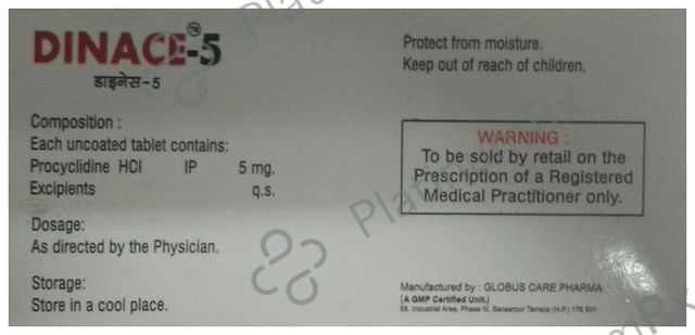 Dinace 5mg Tablet 10s