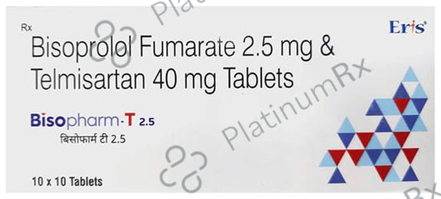 Bisopharm T 2.5/40mg Tablet 10s