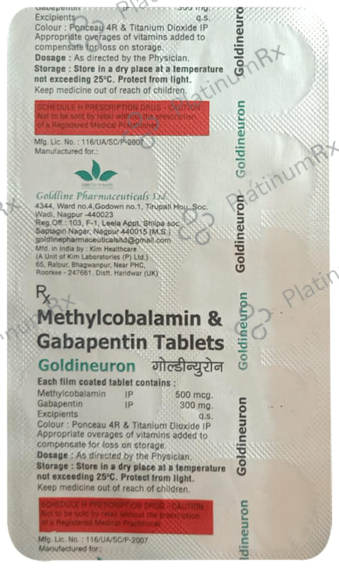 Goldineuron Tablet 10s