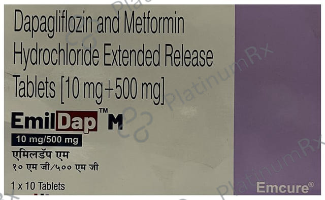 Emildap M 10/500mg Tablet ER 10s