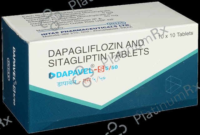 Dapavel S 5/50mg Tablet 10s