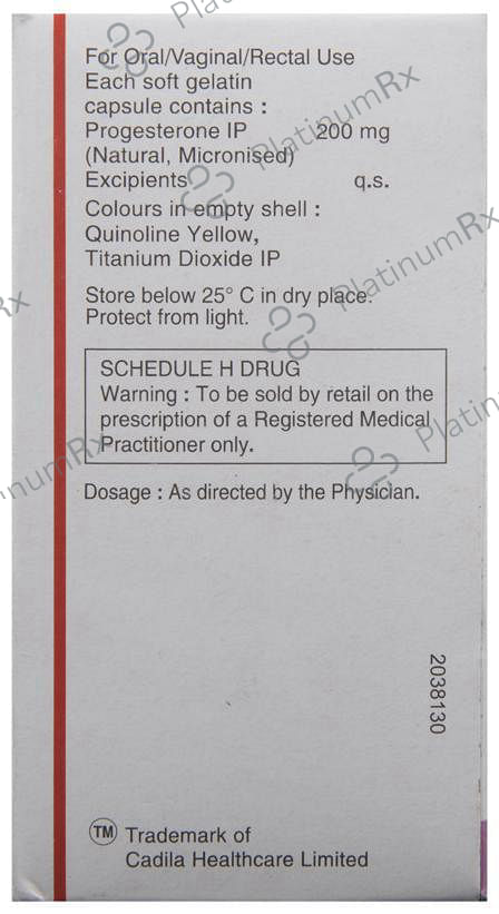 Naturogest 200mg Soft Gelatin Capsule 10s