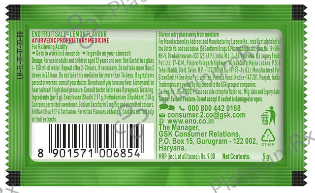 Eno Flavour Lemon Powder 5gm