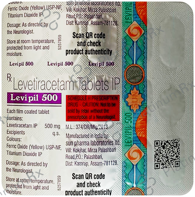 Levipil 500mg Tablet 15s