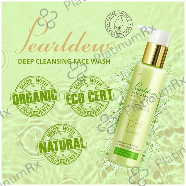 Pearldew Deep Cleansing Face Wash (100ml Each) 1 Bottle