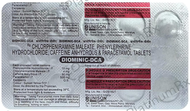 Diominic DCA Tablet 10s