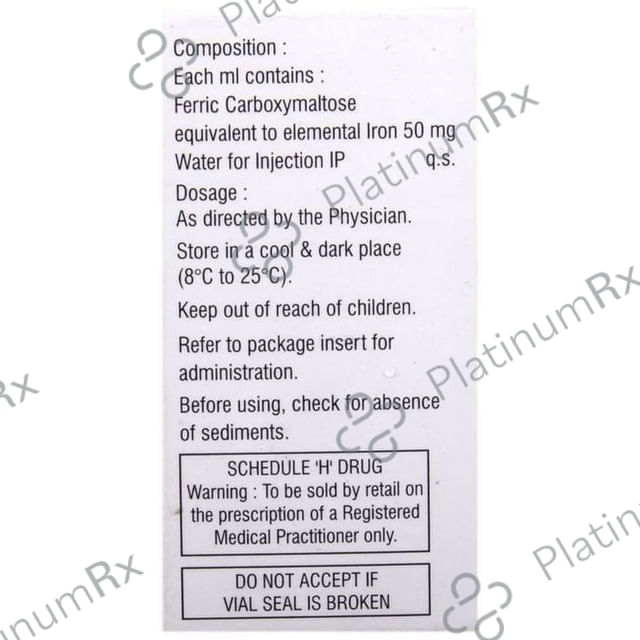 Ferium 50mg Injection 10ml