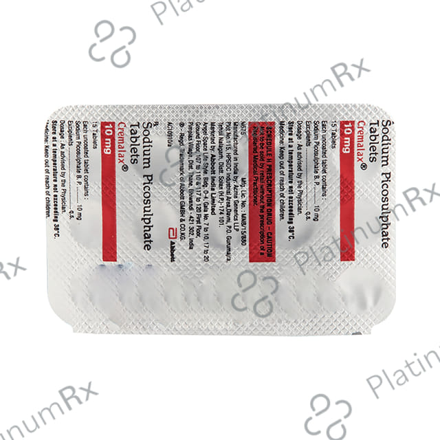 Cremalax 10mg Tablet 15s