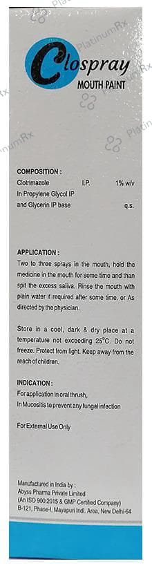 Clospray Mouth Paint 100ml