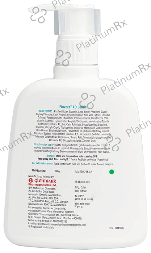 Elovera Ceramide & Probiotic Based AD Lotion 300gm