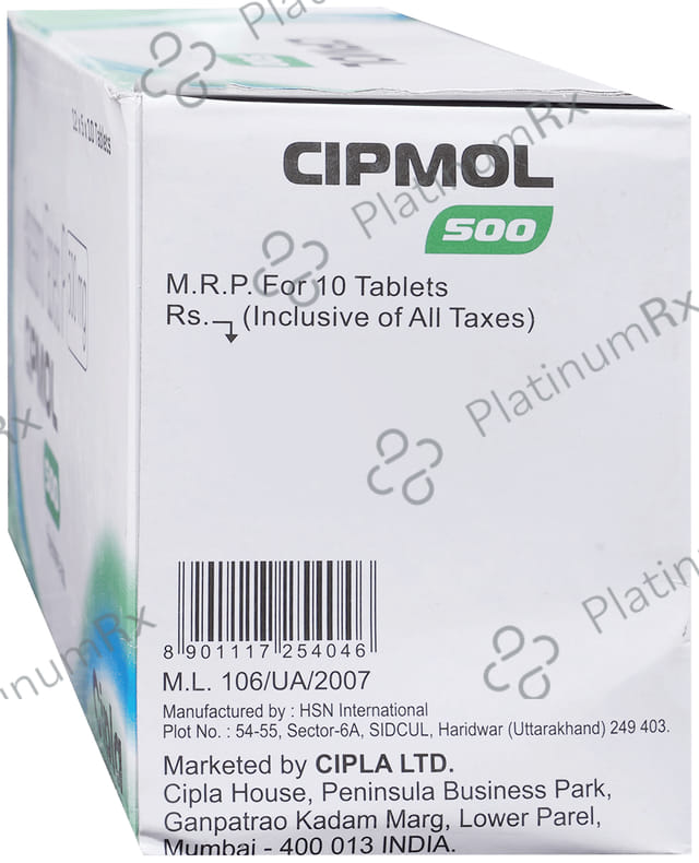 Cipmox 500mg (Yellow) Capsule 15s