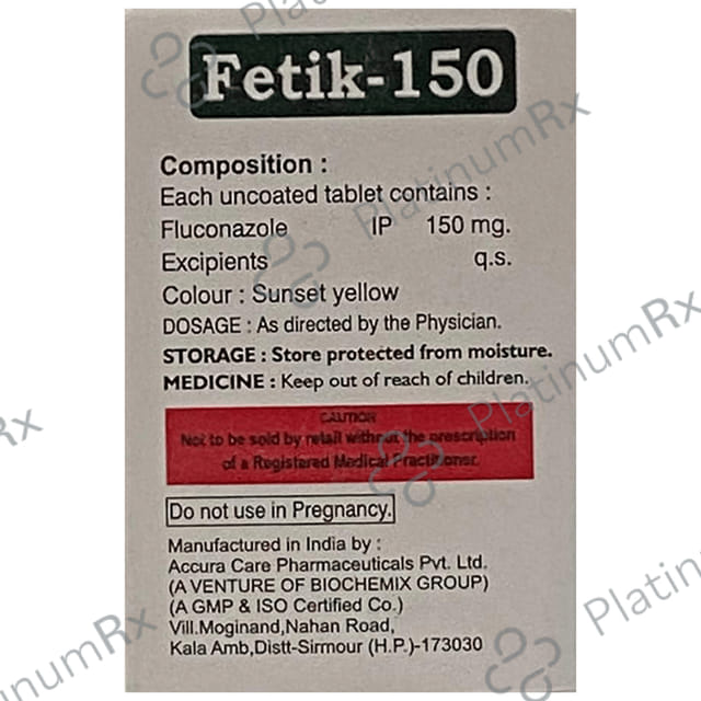 Fetik 150 Tablet