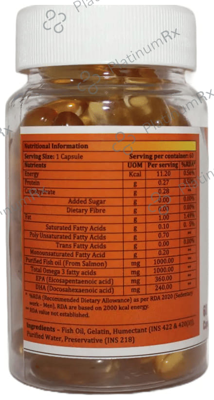 Biomore Double Strength Omega 3 Fish Oil Capsule 60s