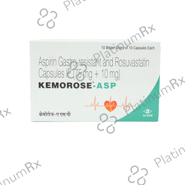 Kemorose ASP 10/75mg Capsule 10s