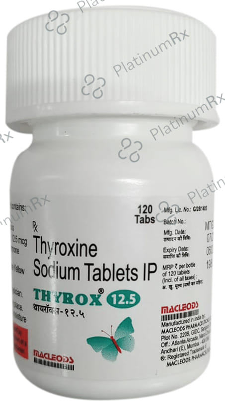 Thyrox 12.5mcg Tablet 120s