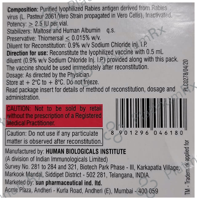 Xprab 150IU Vaccine 0.5ml