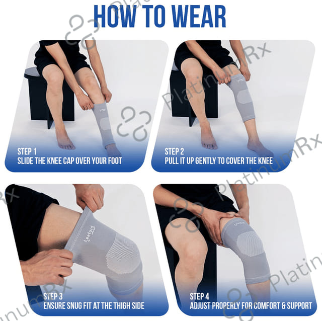 Leeford Designer Knee Capsule Grey Small