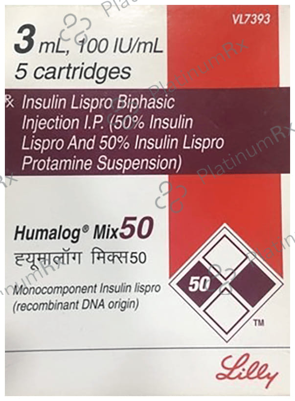 Humalog Mix 50/50 (100 IU/ml) (1*3ml Disposable Kwikpen)