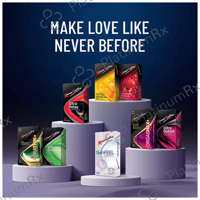 KamaSutra Pleasure Series Longlast Condom 12s
