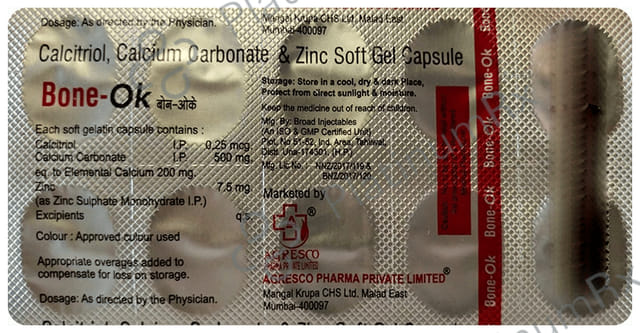 Bone Ok Softgel Capsule 10s