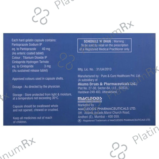 Nupenta CP 3/40mg Capsule SR 10s