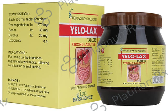 LDD Bioscience Yelo-Lax Tablet 1000 tablets
