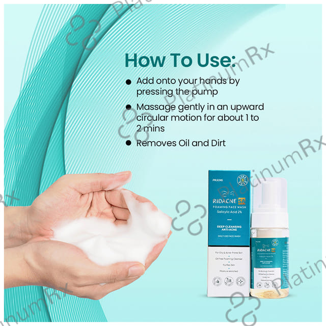 Ridacne SA Foaming Face Wash 100ml