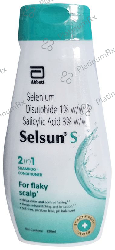 Selsun S 2 in 1 Shampoo+Conditioner 120ml