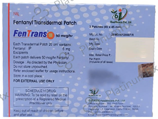 Fentrans 50mcg Transdermal Patch