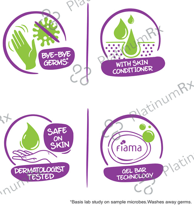 Fiama Lemongrass & Jojoba Gel Bar (125gm Each)