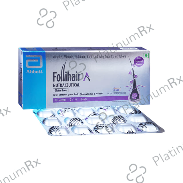 Follihair A Gluten Free Tablet 15s