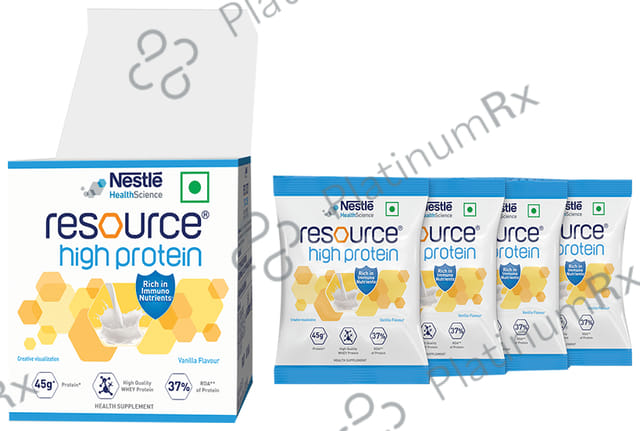 Nestle Resource High Protein Sachet (50gm Each) Vanilla