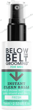 Below the Belt Instant Clean Balls Spray Fresh
