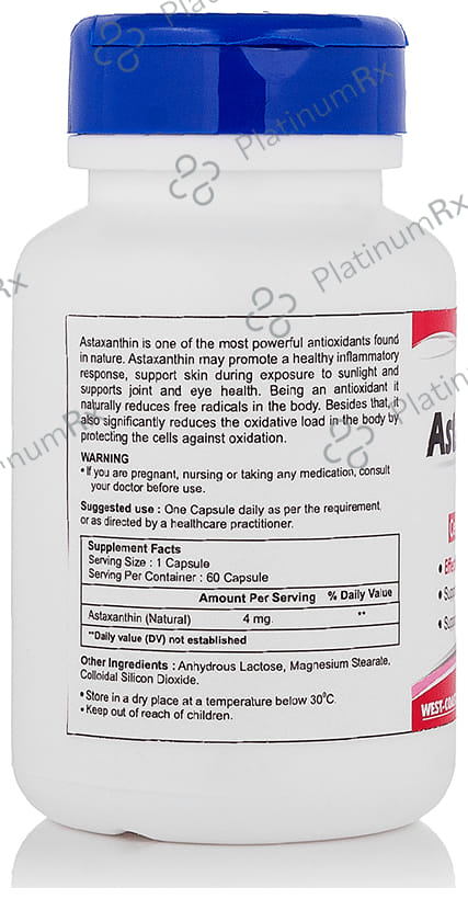HealthVit Astaxanthin 4mg Capsule