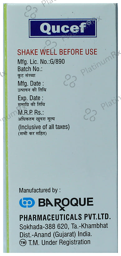 Qucef Oral Suspension