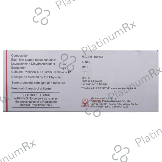 Hatric 5mg Tablet 10s