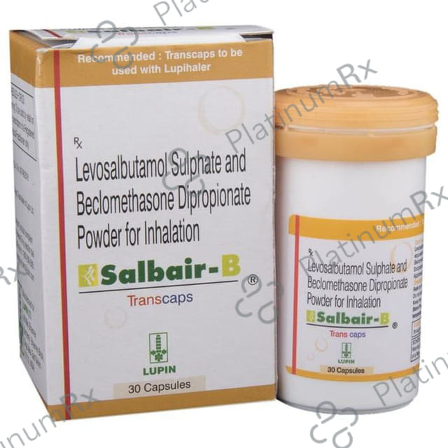 Salbair B 200mcg Transcaps 30s