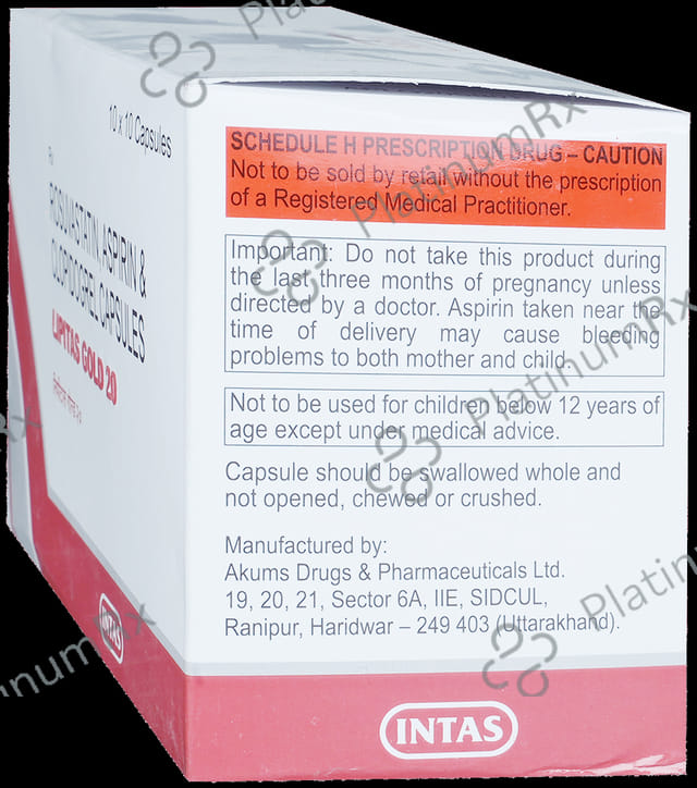 Lipitas Gold 75/20/75mg Capsule 10s