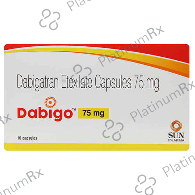 Dabigo 75mg Capsule 10s